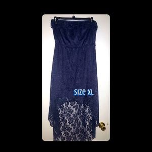 Navy Blue Lace Dress size XL